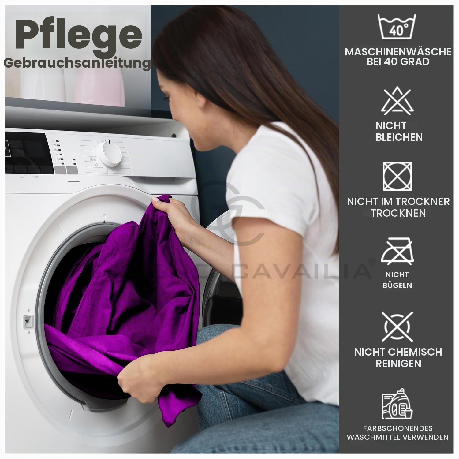 Bügelfreies Perkal-Bettlaken, King-Size-Bett, Polycotton, Anti-Falten, Hotel-Qualität, Luxus-Bettlaken, einfarbig, Beerenfarben