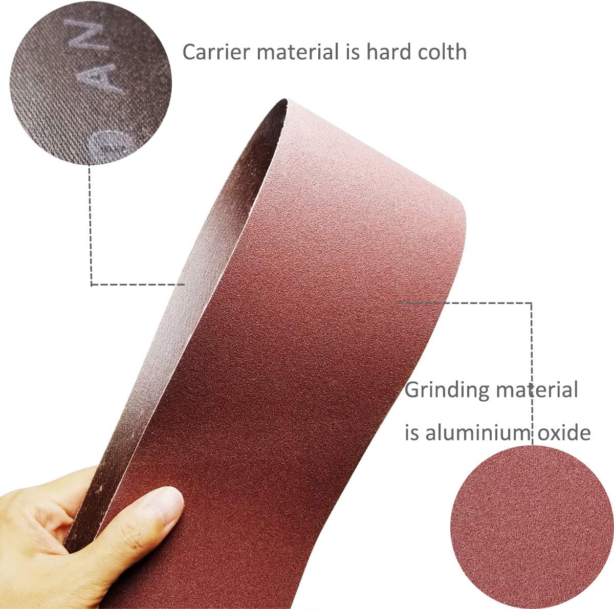 🛒 Crazy Deals M-jump 12 Pcs 4 x 36 Inch Aluminum Oxide Sanding Belt