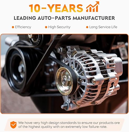 Miniatura 5 de Alternador nuevo para Mercedes Benz C300 2008 2009 2010 2011 2012 Glk350 2010 2011 2012, AL0191X, 000-906-12-02