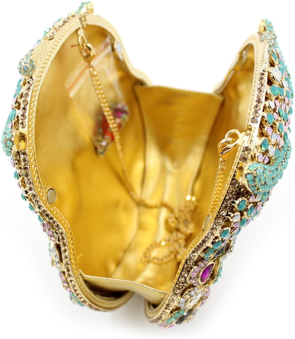 Women's Evening Handbags Luxury Rhinestone Owl Evening Clutches Bags Party Purse