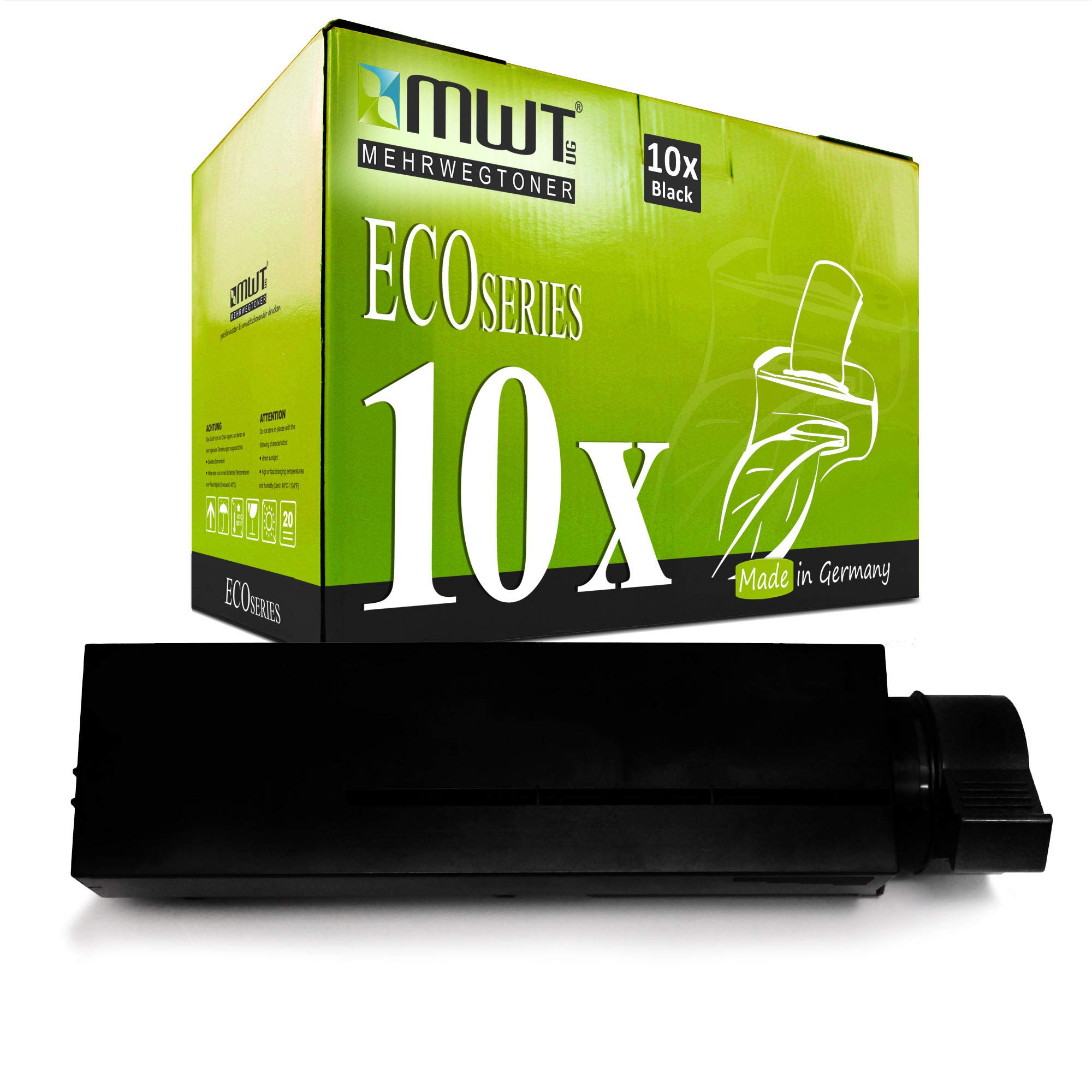 Cartouche de toner compatible Oki B410 B430 B440 DN lot de 10 noir - 8