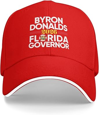 Byron-Donalds for Governor 2026 Hat Byron-Donalds Florida Governor 2026 Hat Cap for Men Women Black