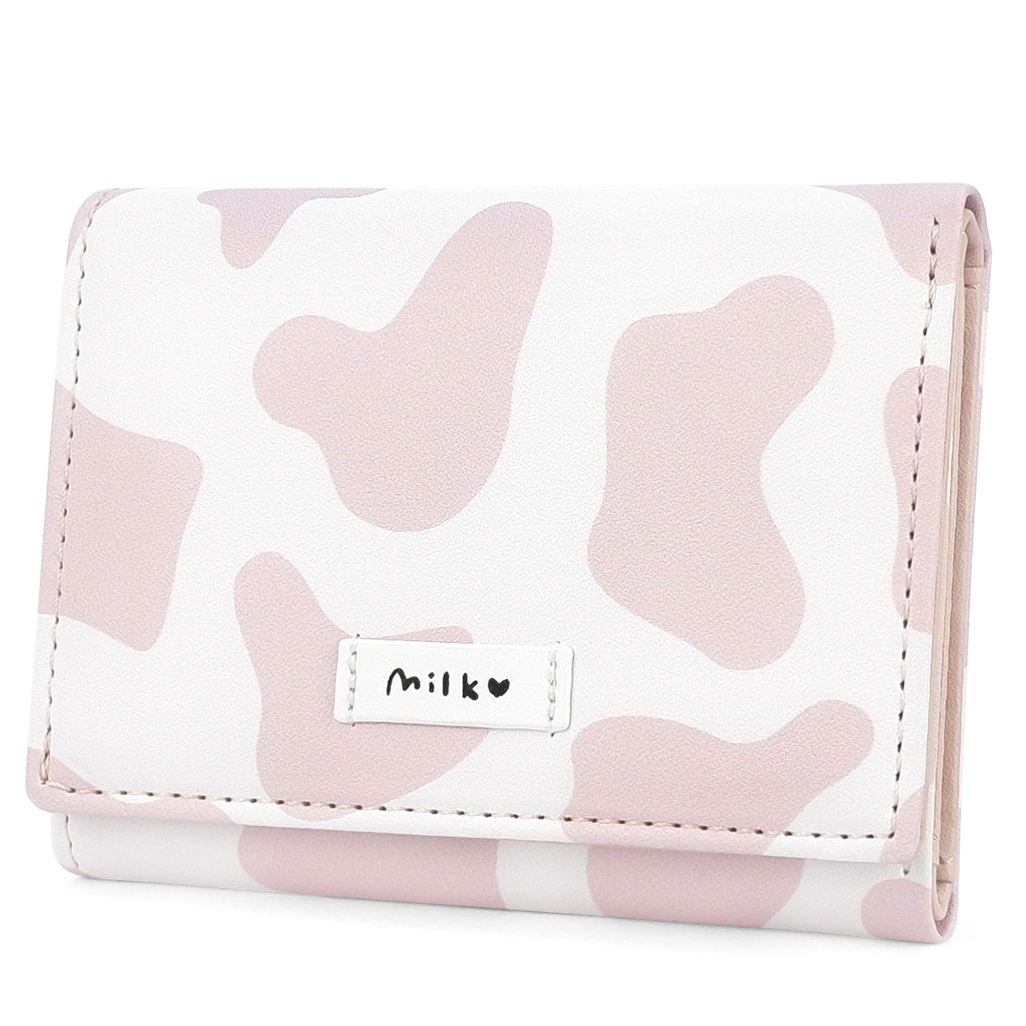 CONISY Cute Wallets for Women, Leather RFID Blocking Small Trifold Wallet with ID Window for Girls and Ladies Womens Wallet