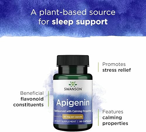 Vista 11 de Swanson Apigenina, 0.0018 oz, 90 cápsulas