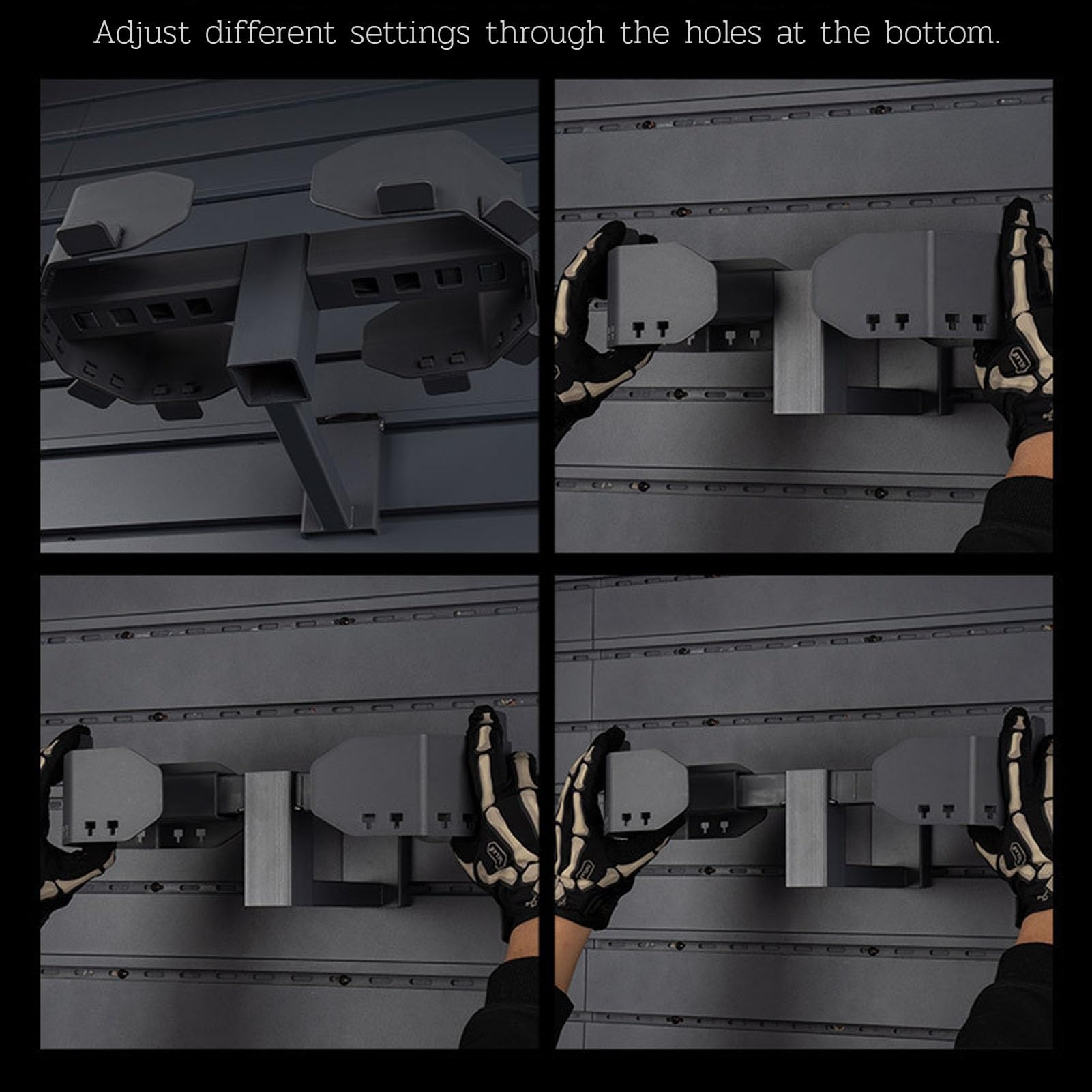 Supporto da Parete per Cintura Tattica, Appendino da Muro per Battle Belts e Cinture di Servizio, Esposizione Salvaspazio per Garage, Armeria o Stanza Gear