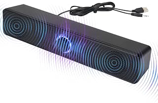 Wireless Sound Bar - Immersive Sound Bar, Modern Sound Enhancement Device | Cinema Surround Device, Slim TV Companion, Dynamic Treble Booster, Portable Media Speaker, Elegant Computer System, Li | Smart TV Soundbar För Filmentusiaster Musiklyssnare Sportfantaster Spelare LägHembio Vardagsrum Sovrum Arbetsrum