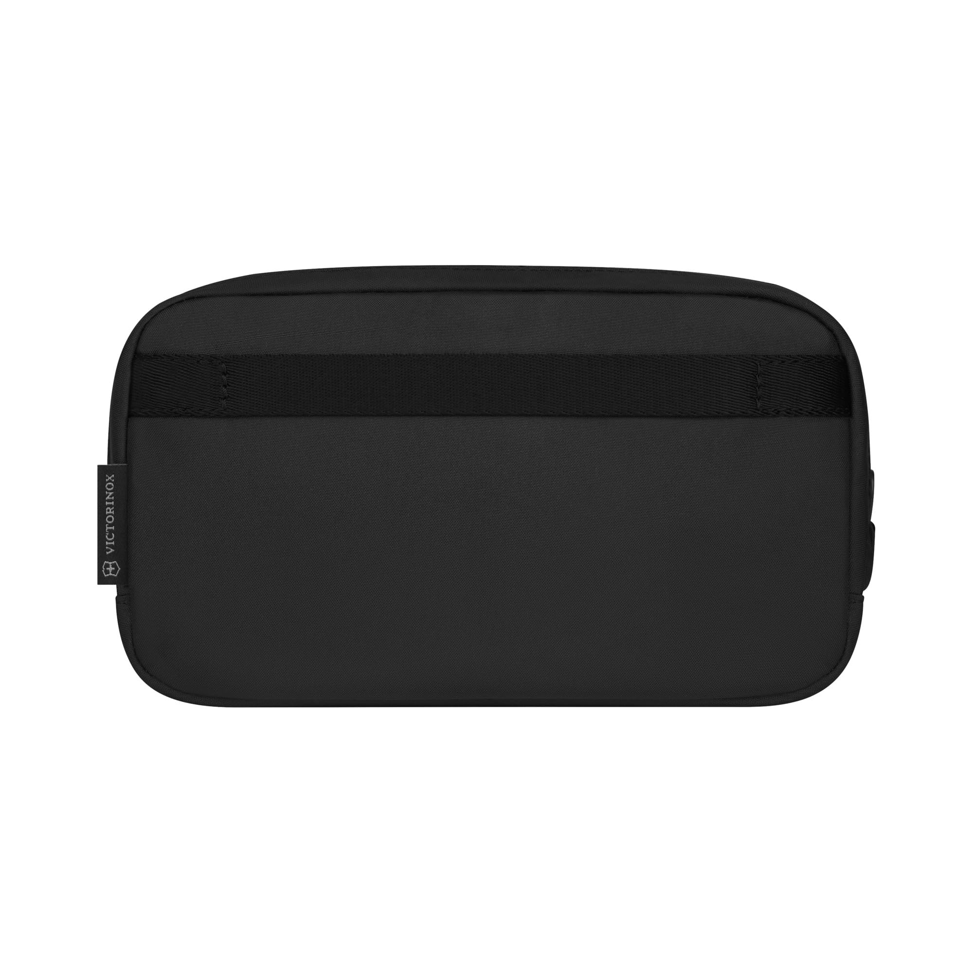 Victorinox Travel Essentials Toiletry Bag, Kulturtasche mit Reißverschlussfächern, Reise-Accessoire, Pflegeleicht, Kompakt, Damen/Herren, Schwarz