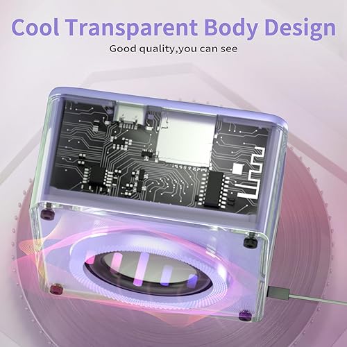 Miniatura 3 de LENRUE Mini altavoz Bluetooth, altavoces portátiles inalámbricos, altavoz pequeño de 5 W con sonido claro, compatible con tarjeta TWSTF, diseño de