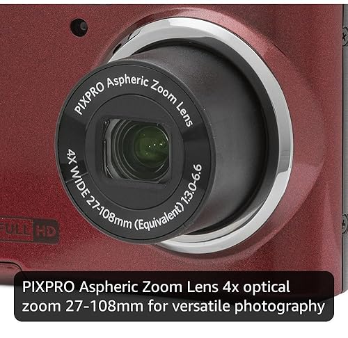 Amazon.com : Kodak PIXPRO Friendly Zoom FZ45-RD 16MP Digital