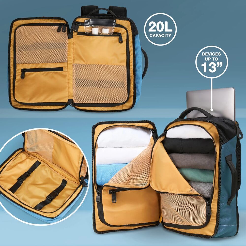 Cabin Max Equator X, Borsa da Viaggio a Mano per Cabina, Blu, 20L