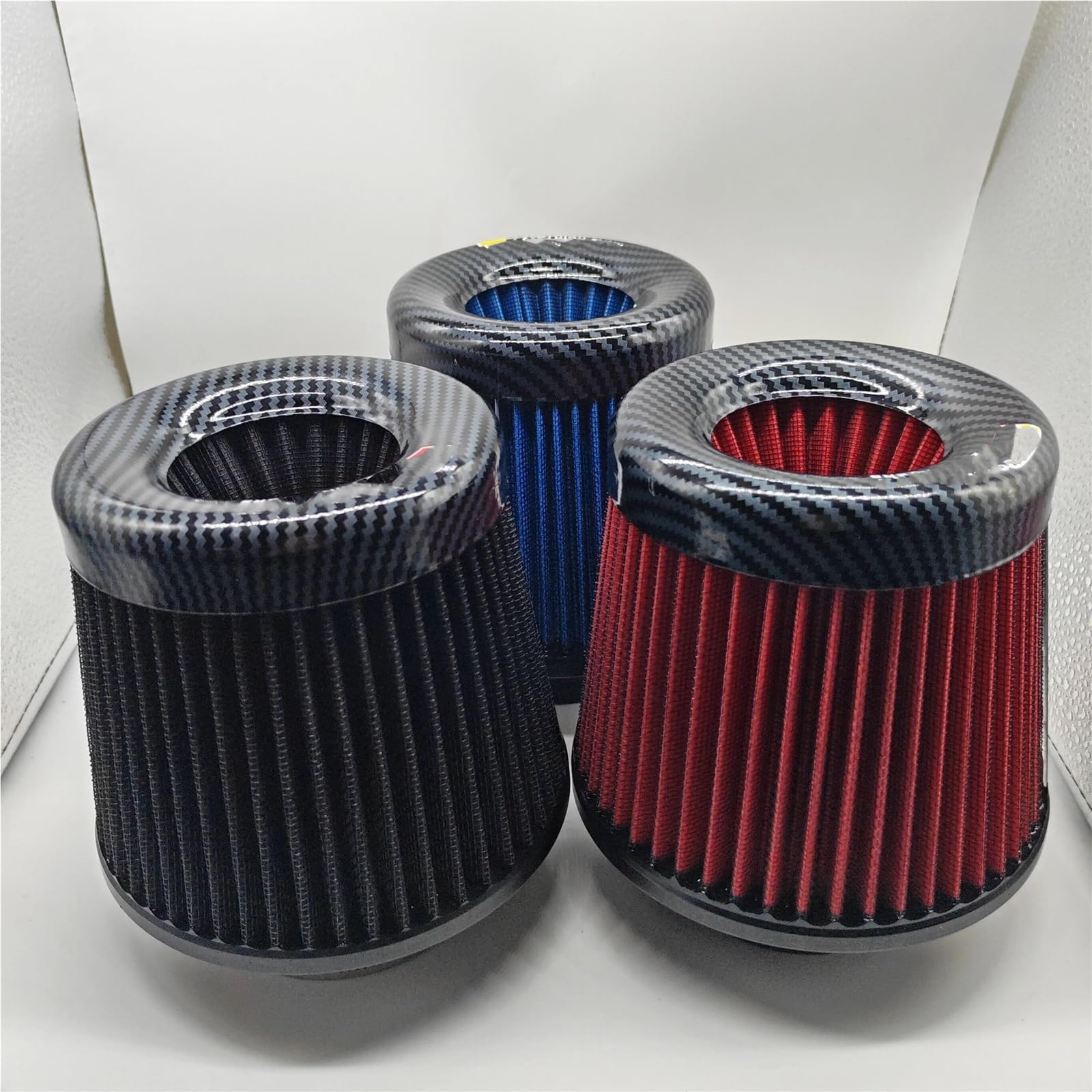 Filtr powietrza samochodu Filtr powietrza dolotowego 3 cale 76 mm, samochodowy, motocyklowy, uniwersalny, wysokoprzepływowy, grzybkowy