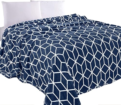Elegant Comfort Manta de lujo aterciopelada, ligera para todas las estaciones, ultra afelpada, suave, acogedora y mullida para sofá, cama, viajes,