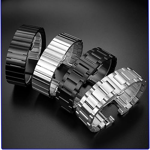 Miniatura 7 de PCAVO Pulsera de acero inoxidable para Amazfit TREX Pro Correa de repuesto Smartwatch Sports Banda de silicona