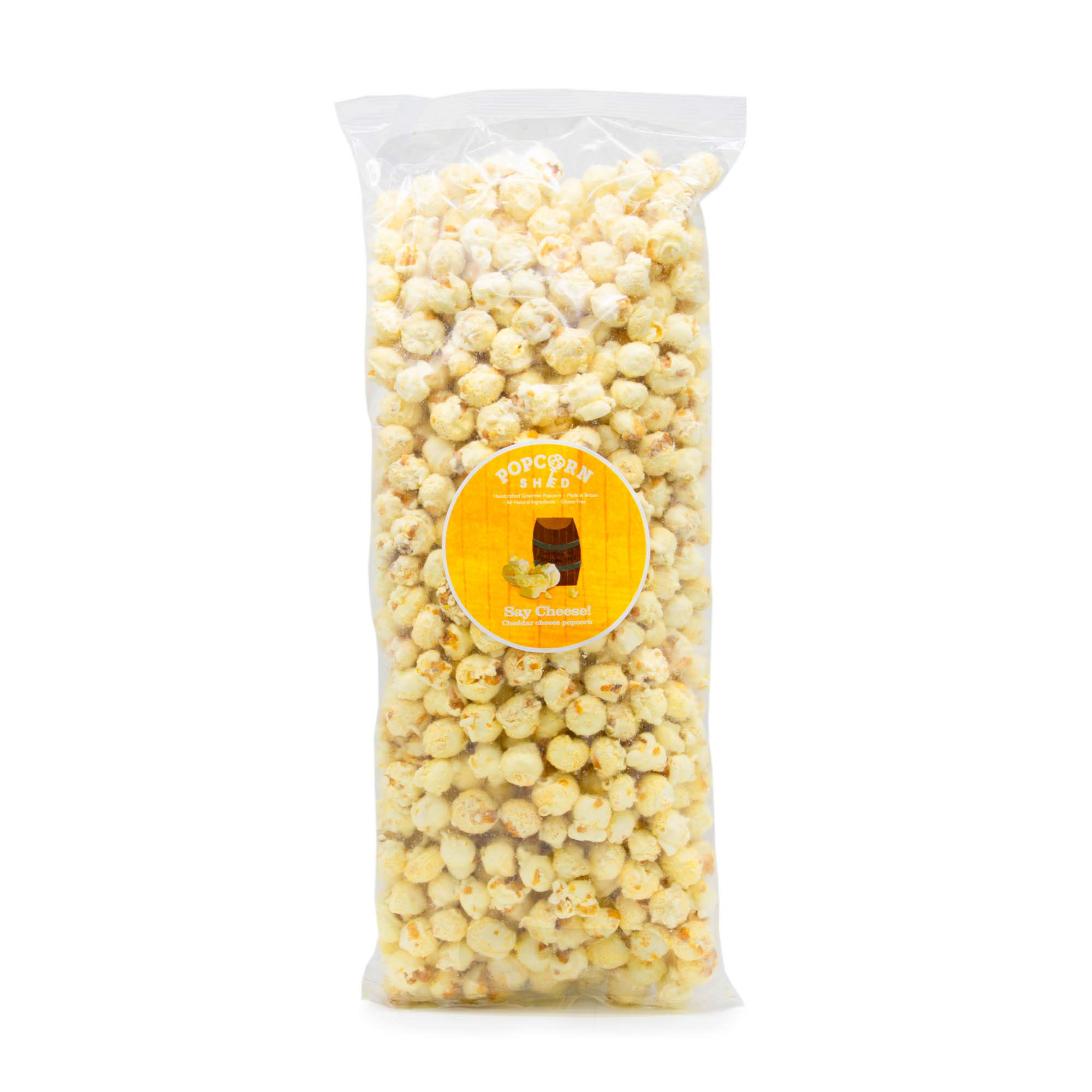 Popcorn Shed Cheddar Cheese Gourmet Popcorn, 375g Bulk Bag - Movie Night Mega Pack, Gluten Free & Vegetarian Snacks