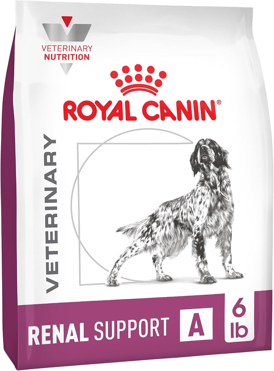 ROYAL CANIN Veterinary Diet Canine Renal Support A Adult Dry Dog Food, 6 lb Bag