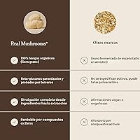 Vista 7 de Lions Mane Mushroom Cognition (120 cápsulas) Cápsulas de extracto de hongo de melena de león Suplemento para el cerebro, vitaminas cerebrales