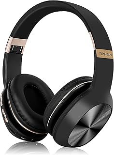 UrbanX Perfect Comfort 955 II Overhead Wireless Bluetooth Headphones for Motorola Razr 5G Noise Isolation, with â€“ Black