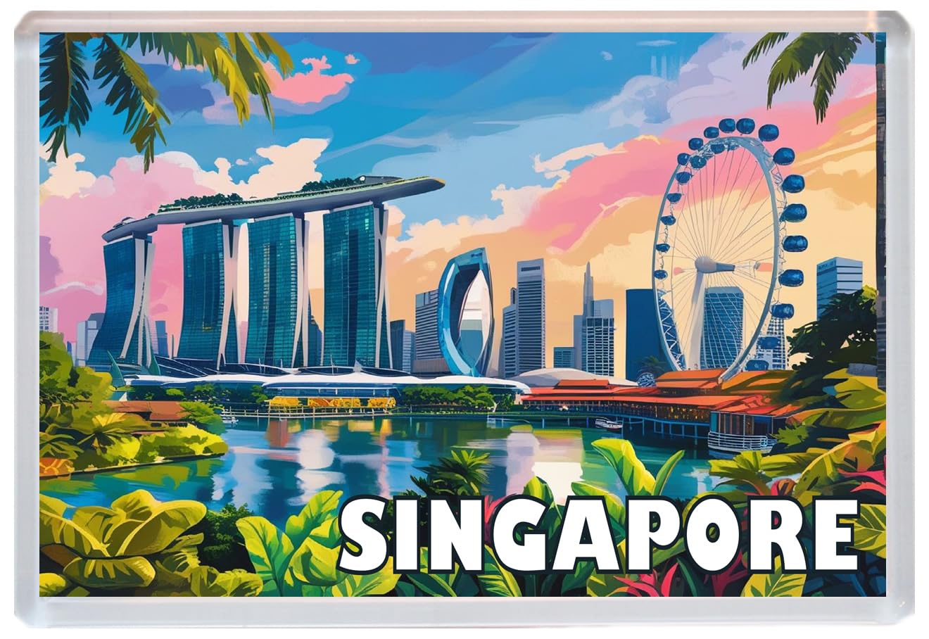 Baked Bean Store Multicolor Singapore - Jumbo Artistic Fridge Magnet 96 X 67Mm
