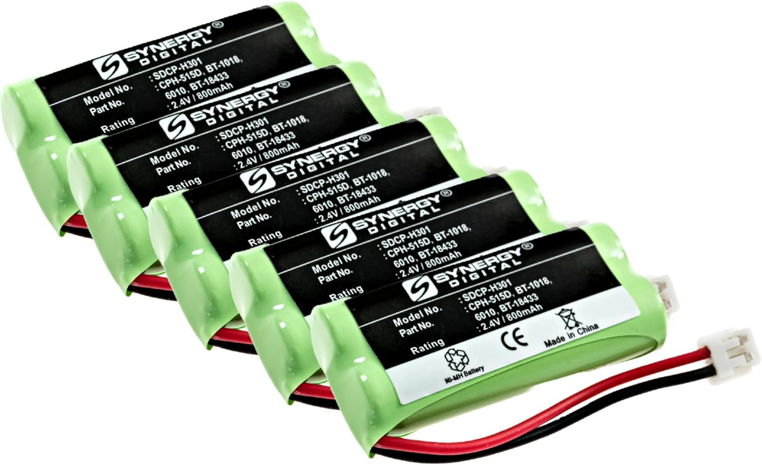 Synergy Digital cordless phone battery combo-pack