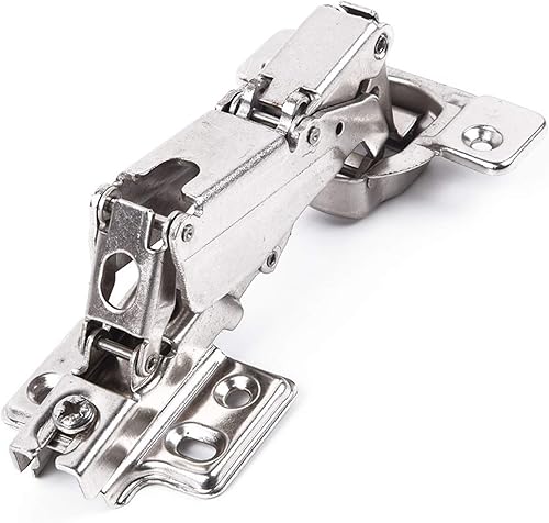 Bisagras Bisagra de puerta Armario de cocina de 165 grados con tornillo de esquina plegada Hardware de gabinete de ángulo grueso Bisagra de resorte