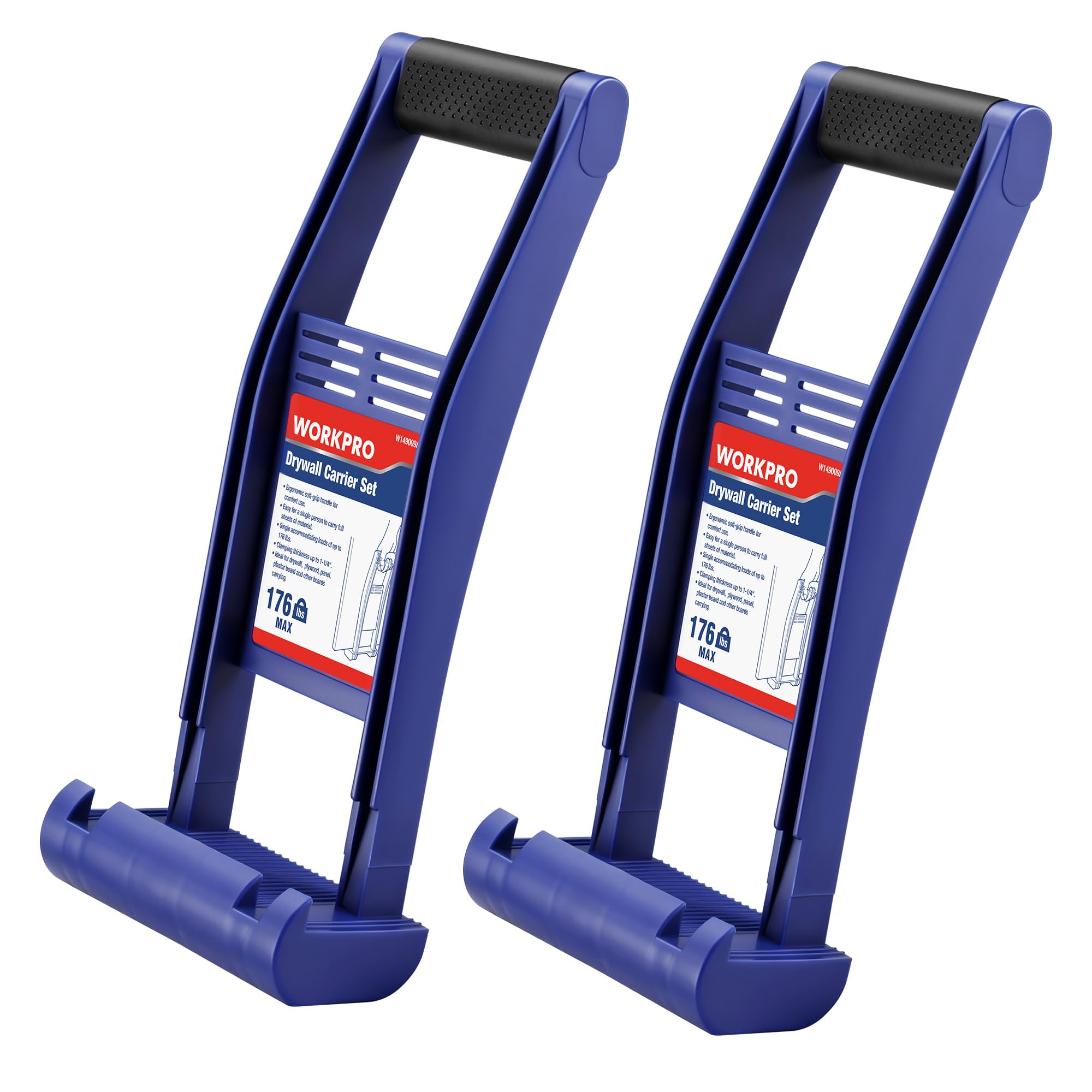 WORKPRO Drywall Panel Carriers - 2 Pack -1
