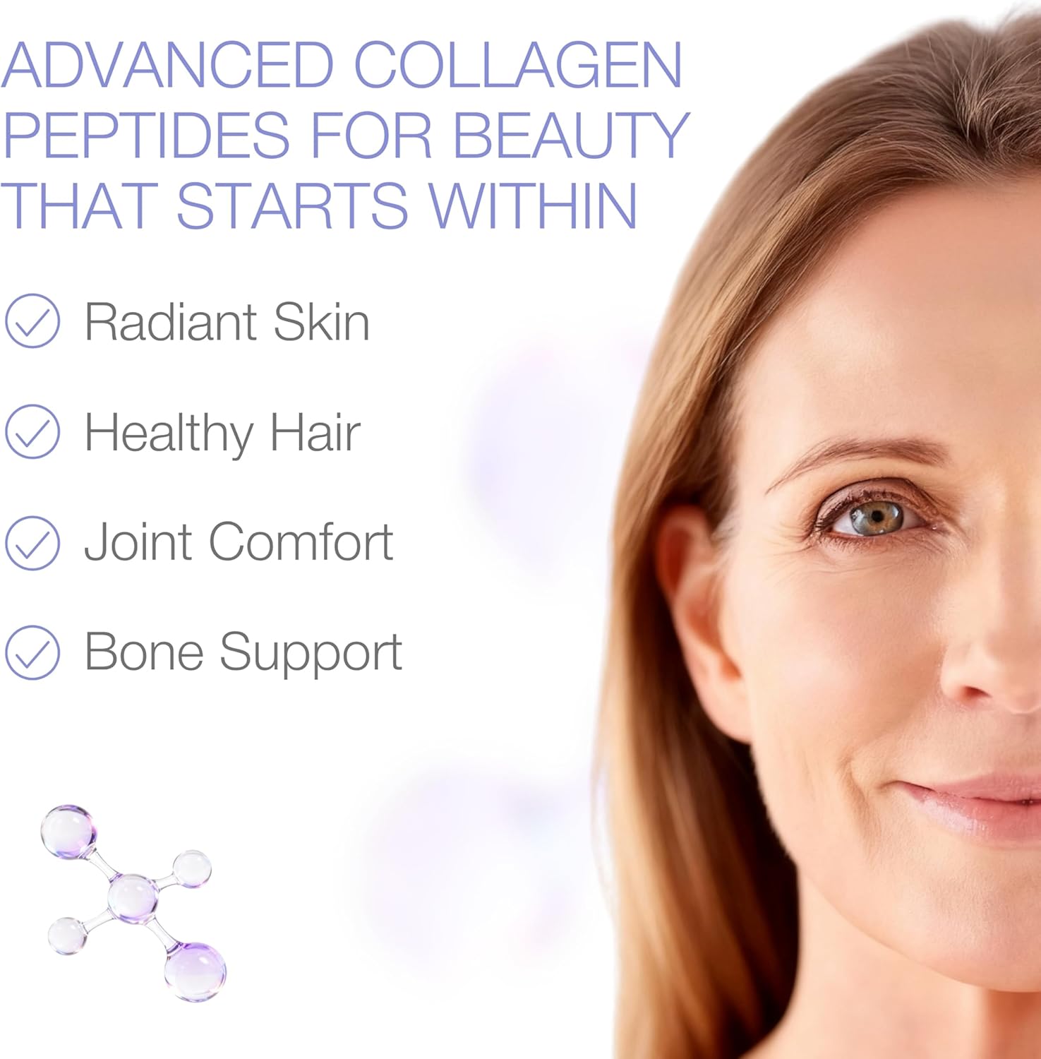 YOUN Beauty Supplemental Collagen Powder by Holistic Plastic Surgeon Dr. Anthony Youn, 30 Servings (Unflavored) – Fortigel, Fortibone & Verisol Multi-Collagen Peptides for Skin Health - Image 3