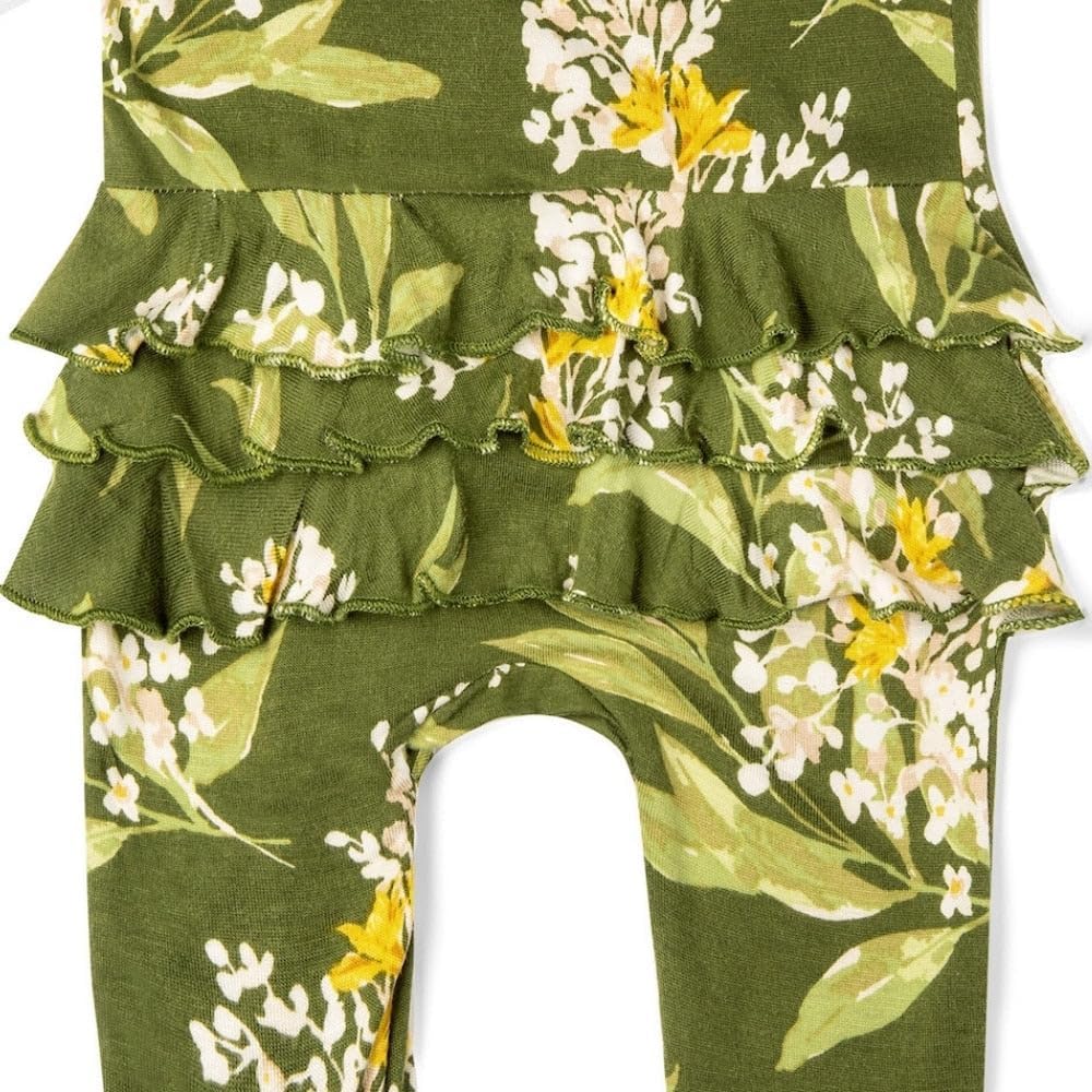 Milkbarn Footed Baby Romper - Baby Jumpsuit with Zipper Closure - Soft, Breathable & Gentle Fabric