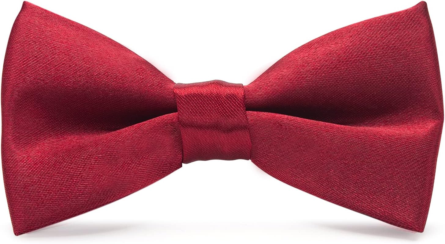 Kids Bow Tie, Classic Toddlers Pre-tied Bowtie, Baby Adjustable Bow Tie