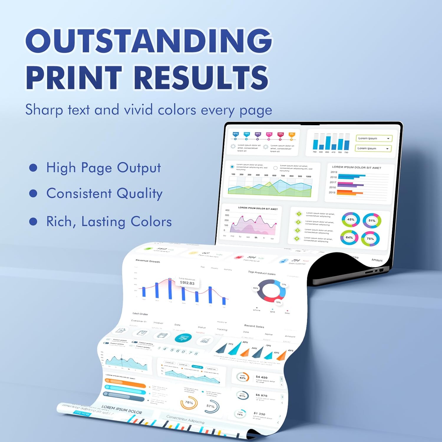 LC401 LC401XL MFC-J1010DW Ink Cartridges for Brother Printer LC 401 401XL for MFC-J1010DW MFC-J1170DW MFC-J1012DW MFC-J1800DW MFC J1010DW - 5 Pack High Yields Black Cyan Magenta Yellow