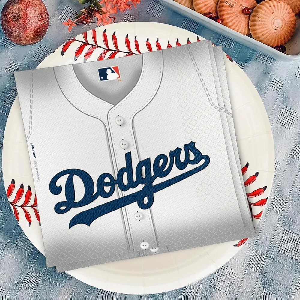 Amazon.com: Los Angeles Dodgers™ Luncheon Paper Napkins - 6.5