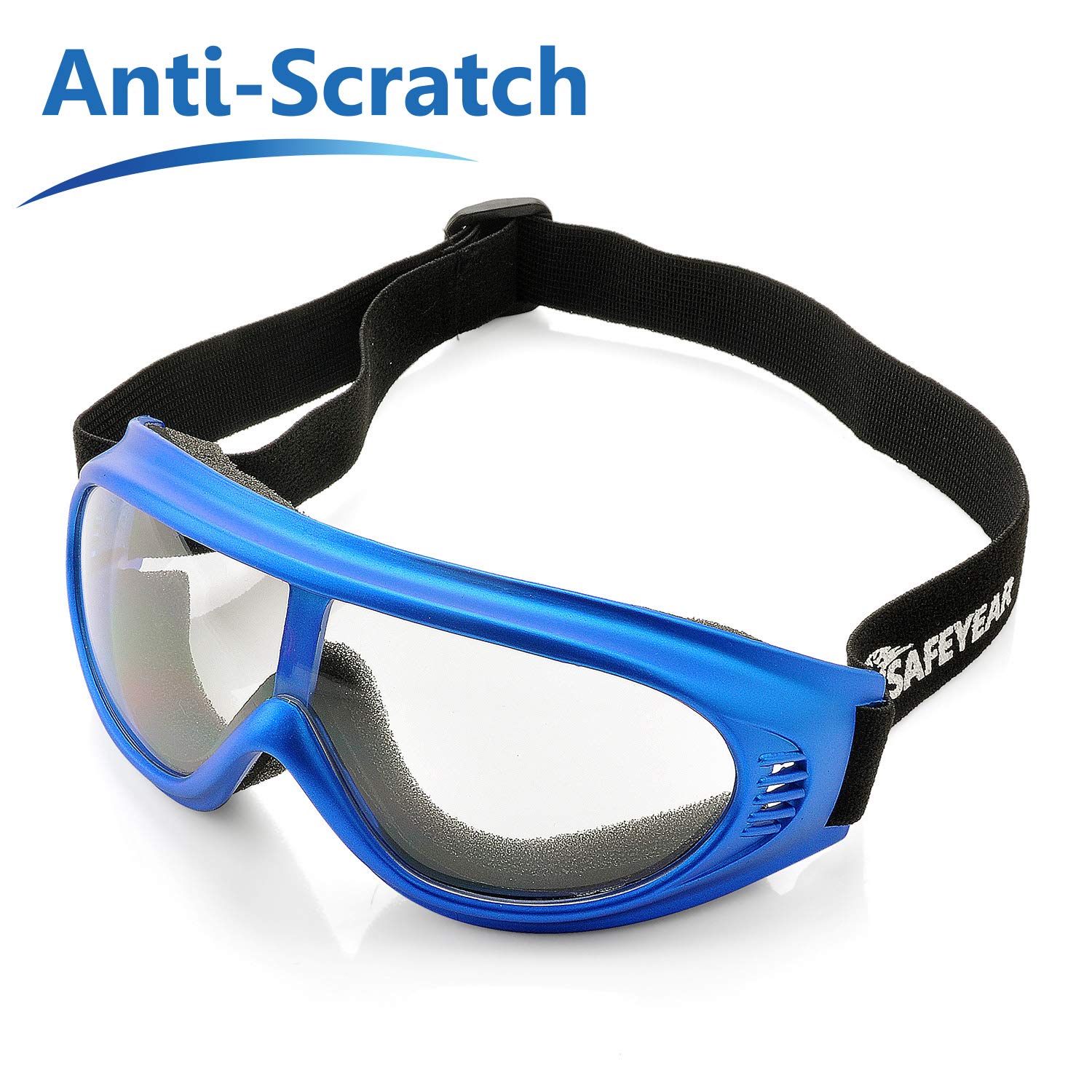 SAFEYEAR Kids Safety Glasses - SG021 Child Clear Cycling Glasses for Boys, Girls & Baby, Protective Safety Goggles for Junior Science Lab, Nerf Foam Blasters Gun, Outdoor Sports Game,N-Strike etc