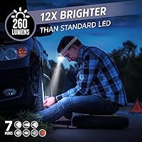 Vista 2 de Energizer Linterna frontal LED PRO (paquete de 2), linternas frontales resistentes al agua IPX4, luz de cabeza de alto rendimiento para exteriores