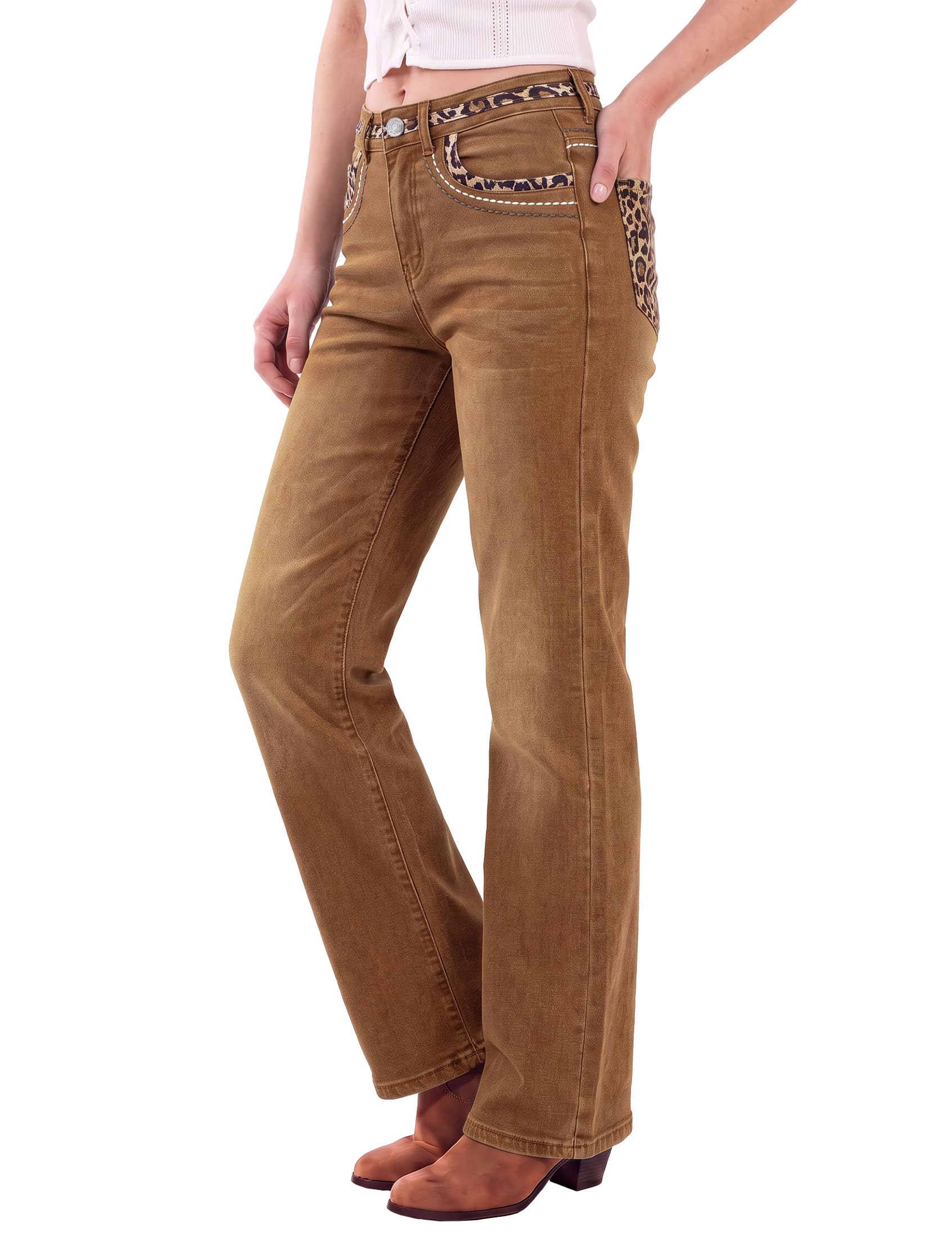 luvamia Concert Outfits Women Womens Denim Pants Womens Trendy Jeans Medium