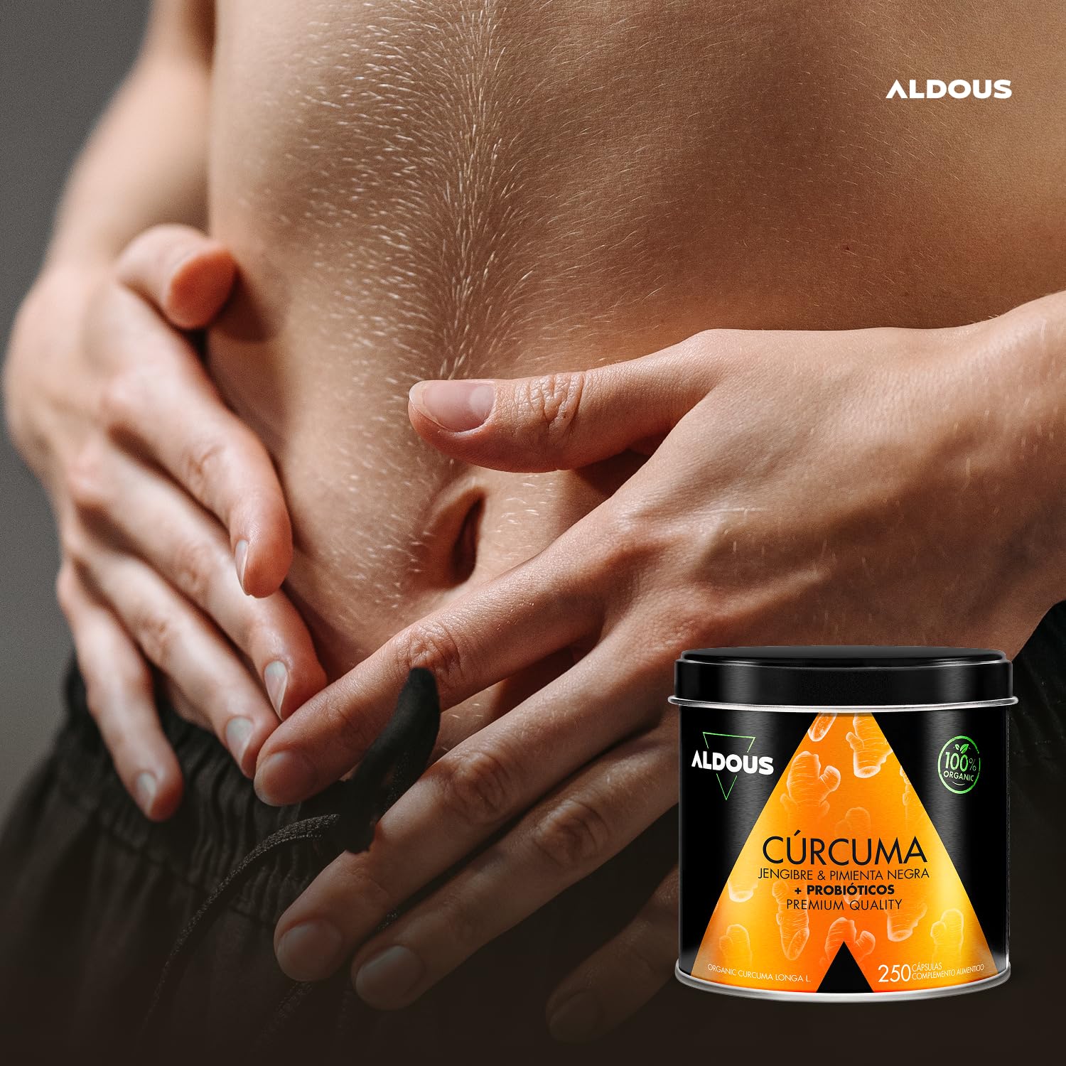 250 Cápsulas PROBIÓTICOS + BIO Cúrcuma con Jengibre y Pimienta Negra - 1460mg - con Curcumina y Piperina - Antiinflamatorio Natural - Fórmula Avanzada - Certificación Ecológica
