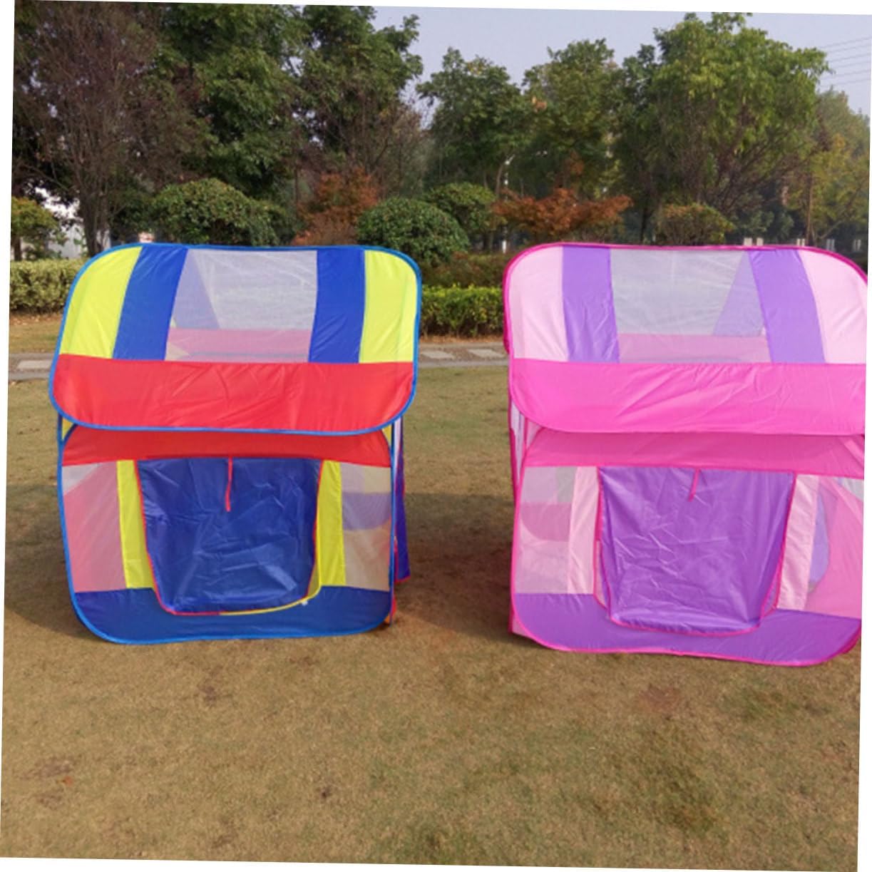 BESPORTBLE Tent Foldable Castle Playhouse for Indoor Outdoor Fun Breathable Game Play Tent for Boys for Camping Travel Blue
