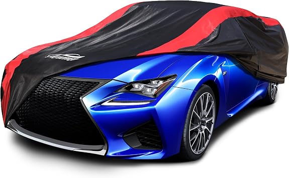 Car Cover Custom Fit for Le-xus RC RC300 RC350 RC350 F Sport 2015-2025, Coupe Car Cover Waterproof All Weather with Cotton Liner for Rain Snow Protection
