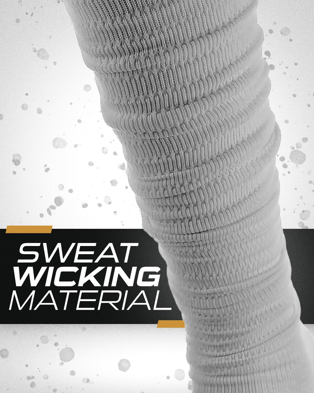 Football Scrunch Socks, Pre-Scrunched – Extra-Long Moisture-Wicking Over the Calf Socks for Youth, Boys & Men | Made in USA - Image 5