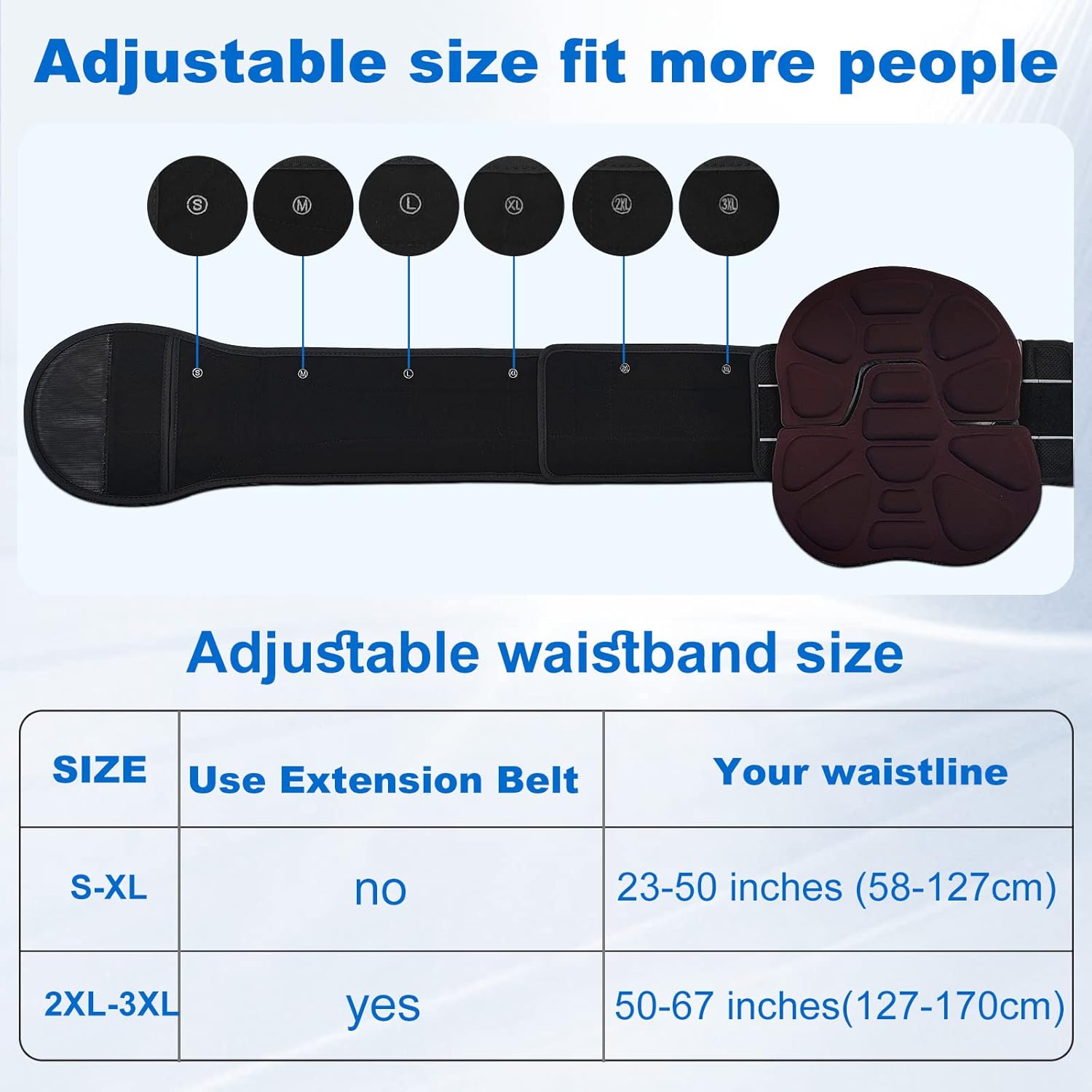 LSO Spine Decompression Support ARC Entire Back Brace for Women Men Adjustable Height 11.81"-13.77 "+ Dual-Pulley System + 3D Pad LSO Spine Decompression Support Belt for Sciatica, Waist Sacral Orthosis Herniated Discs, Bulging, Post Op Recovery, Strain and Spine Stenosis