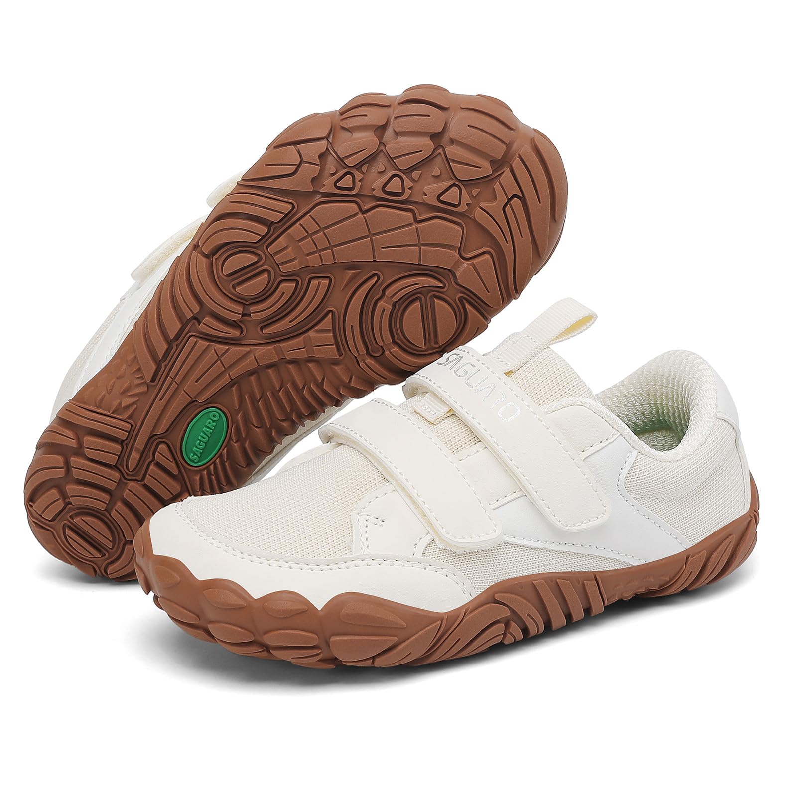 SAGUARO Barefoot Children's Shoes, Soft and Light Minimalist Sneakers with Wide Toe for Indoor Outdoors, Gr.25-36