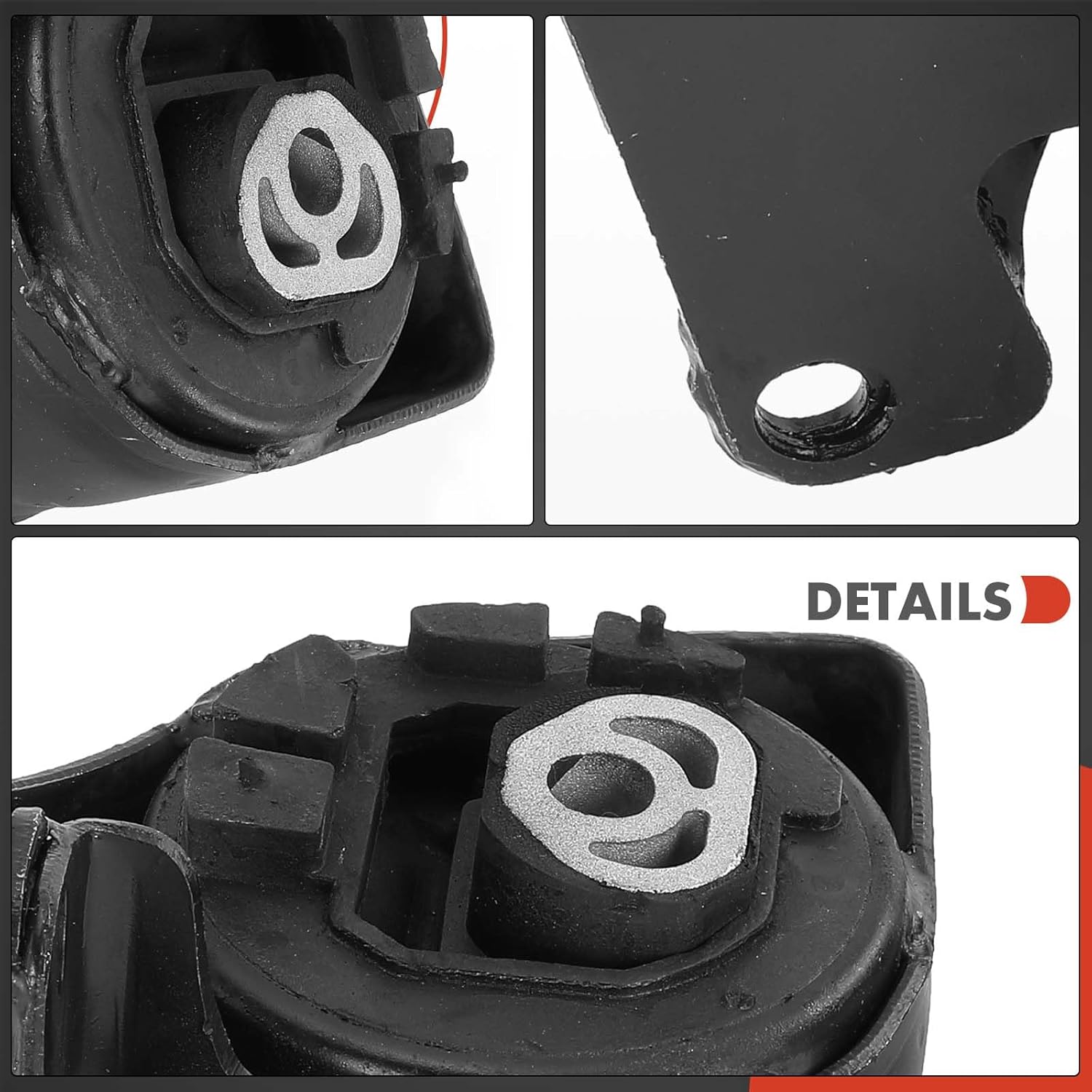 A-Premium Transmission Mount and Torque Strut Mount Set Compatible with Ford Edge 2007-2010 & Lincoln MKX 2007-2010, 3.5L, Automatic Transmission, 2-PC Set, Replace# 8T4Z6068A, 8T4Z6068B