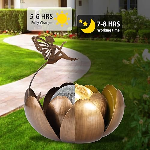 Miniatura 4 de MUMTOP Farol solar, luces solares LED impermeables para exteriores, faroles decorativos de mesa para patio, jardín, decoración de mesa
