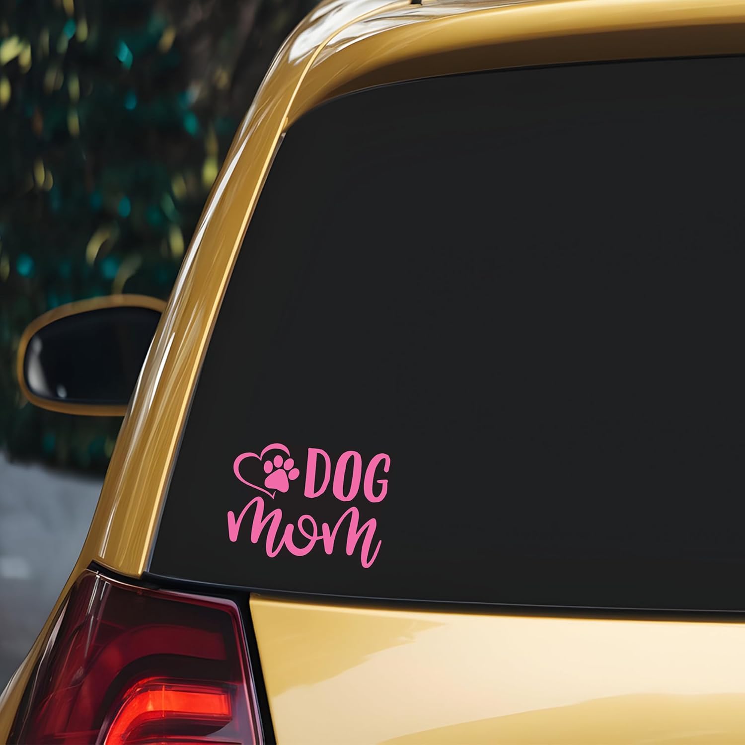 Dog Mom Paw Heart Vinyl Decal Sticker | Cars Trucks Vans SUVs Walls Cups Laptops | 5 Inch (Pink) - Image 4