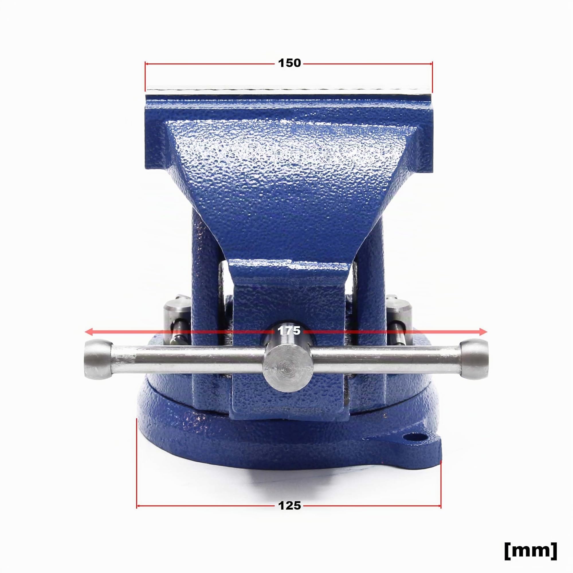 Tornillo de banco Light Duty mordaza de banco 150 mm con yunque morsa de taller de carga ligera