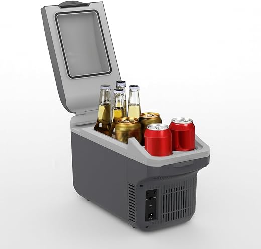 KILIG Zyro+ 8 Liter Electric Car Cooler &amp; Warmer 12v Plug in Cooler with AC/DC Car Mini Fridge Portable Electric Cooler fo...