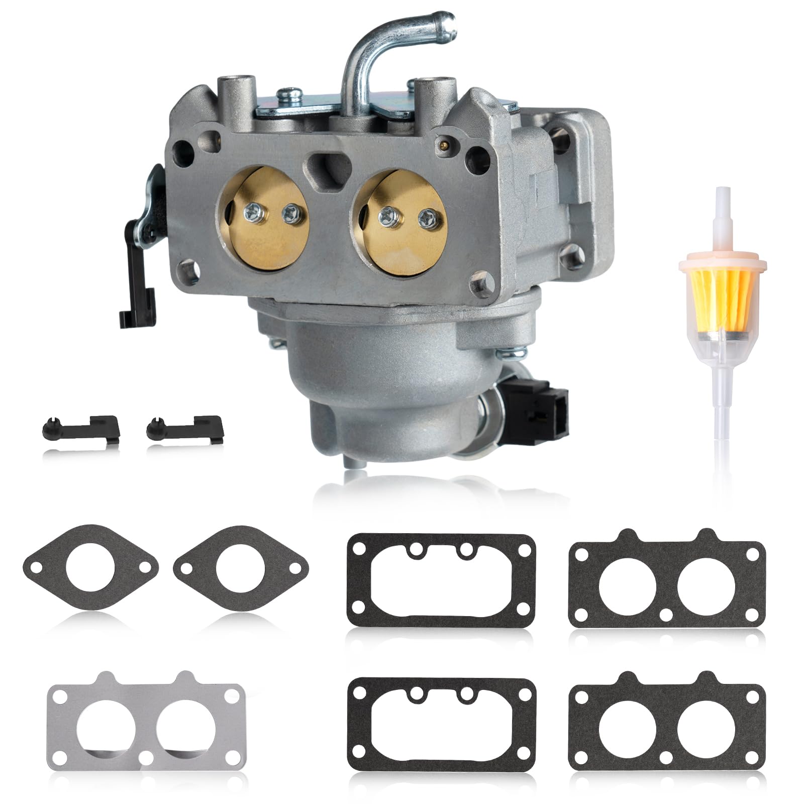 Photo 1 of Z445 Carburetor for John Deere Z465 X340 X500 X530 X534 Mower with Kawasaki FH721V 25HP Engine - Replaces AUC15139 MIA10524 MIA11363