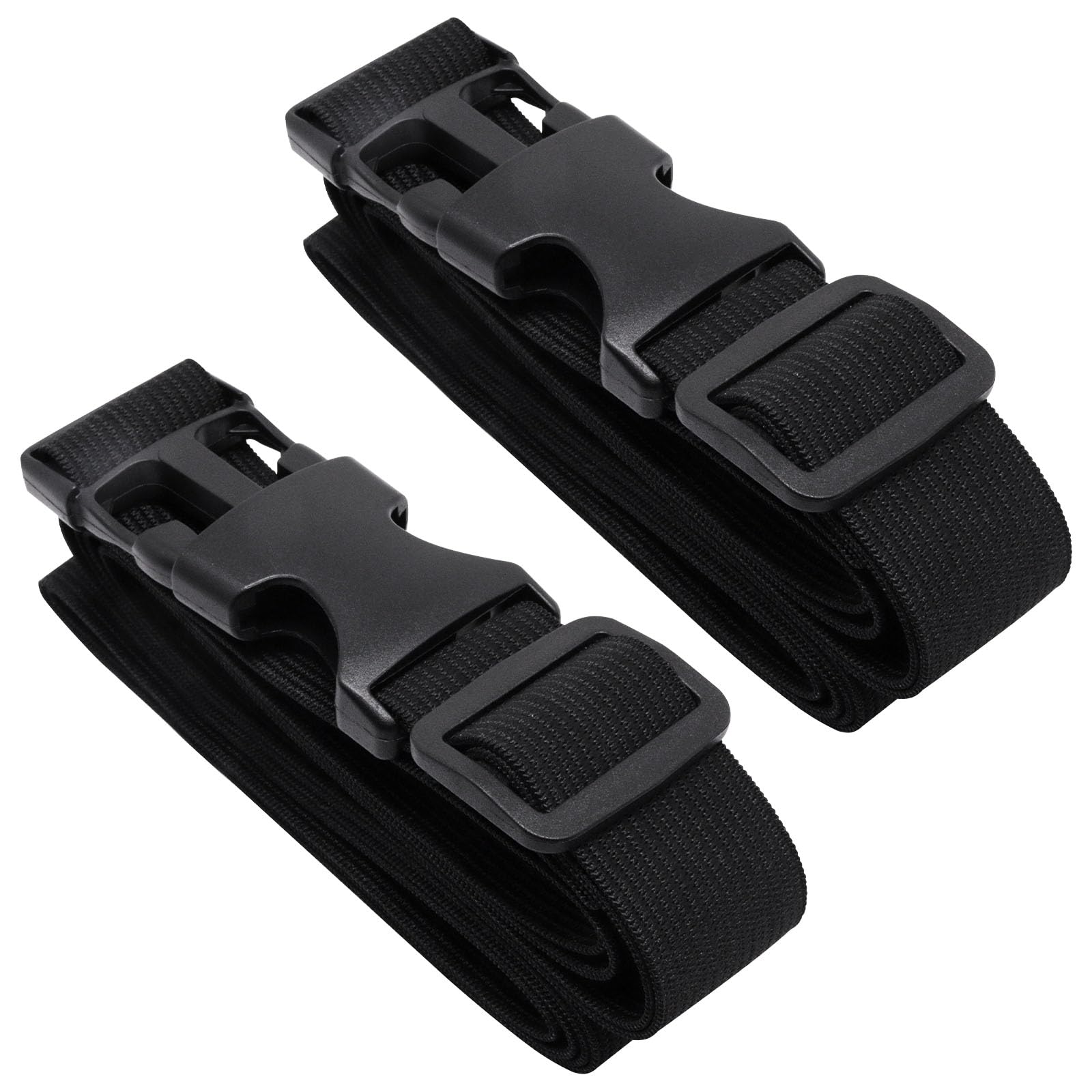 GDFYMI Luggage Straps for Suitcases, Fanny Pack Extender Strap Travel Straps to Connect Two Suitcases Adjustable Strap with Clips 2pcs, 1inch x 59Inch