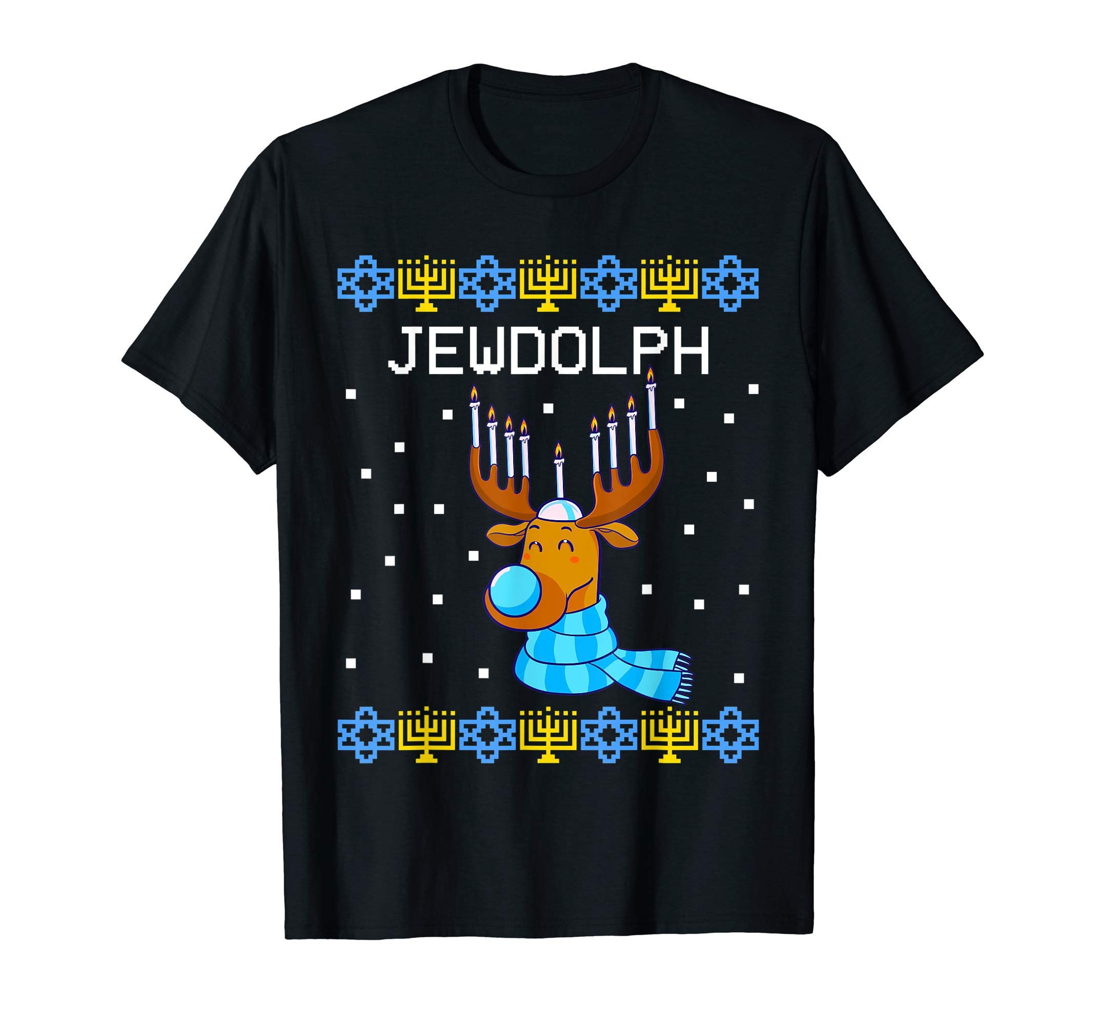 Hanukkah Time Gift Storejewdolph Ugly Hanukkah Sweater Reindeer