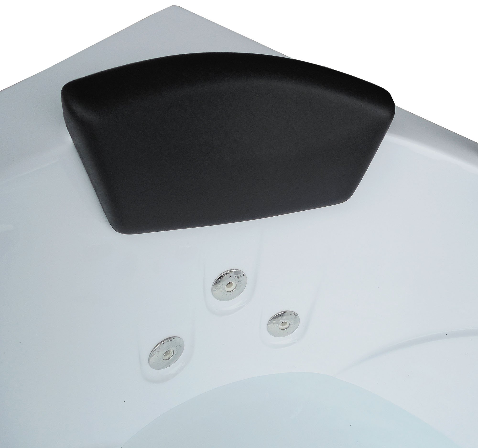 VASCA BAGNO IDROMASSAGGIO CROMOTERAPIA SPA DOPPIA POMPA 150 x 150 cm Athena