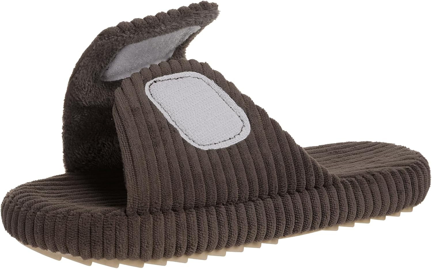 Dokela Women's Orthopedic Slippers with Arch Support Comfy Adjustable Memory Foam Open Toe House Slippers Bedroom Shoes for Plantar Fasciitis Indoor Outdoor,Coffee,US 9-10, EU 39-40 - Image 5