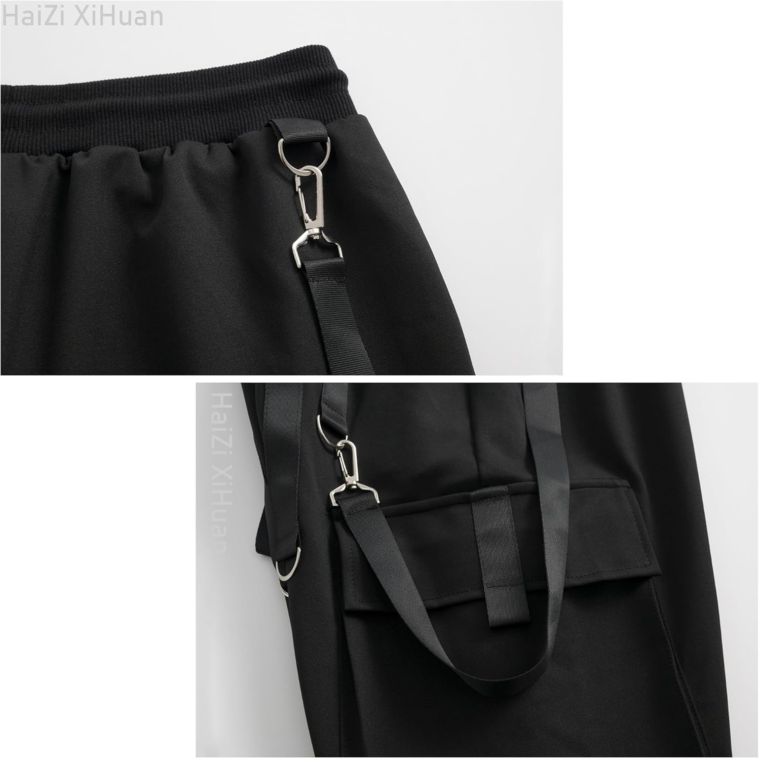 Men's Jogger Pants Punk Cargo Baggy Techwear Hip Hop Harem Streetwear Tactical Track Pants - Image 8